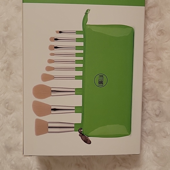 SOLD Neon MakeUp Brush Set Lurella Cosmetics ACID color - Picture 5 of 7